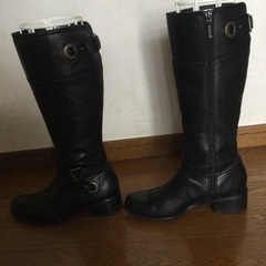ブーツ　サイズS    黒　長さ　約39cmの画像