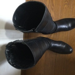 ブーツ　サイズS    黒　長さ　約39cmの画像