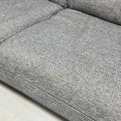 【名古屋市】3人用ソファ グレー ニトリ キャッツ3の画像