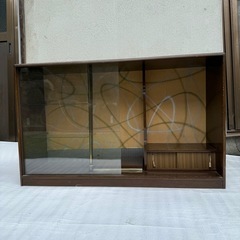 棚　収納　アンティーク　昭和　本棚　書院棚