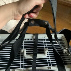 【値下げ交渉します】バック付きペットゲージの画像
