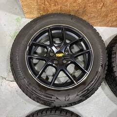 【青森発】RMP 025F 17×7.0J 5H PCD114.3 +48 ハブ70 BRIDGESTONE DM-V3 225/60R17 99Q ４本セット【G0763】の画像