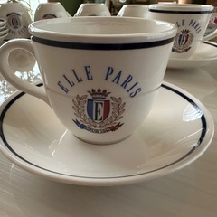 未使用品　ELLE PARIS カップ&ソーサー2客セットの画像