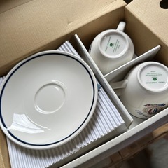 未使用品　ELLE PARIS カップ&ソーサー2客セットの画像