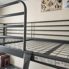 イケア　ロフトベッドとデスクのセット　中古　直接引き取りのみの画像