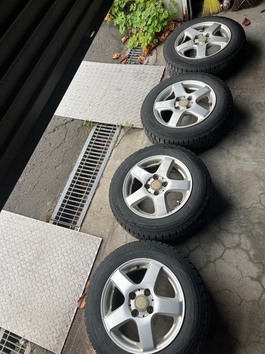 ※引き取り限定　165/70R/14 DUNLOP WINTERMAXXホイールセット スタッドレス バリ山