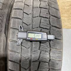 【青森発】195/65R15 91Q DUNLOP WINTERMAXX WM02 2019年製 4本セット 【G0336】の画像