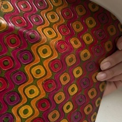 手作りアジアン財布（古銭入れが破れあり）の画像