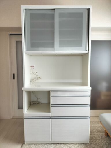 [年内処分予定]値下げしました！松田家具　レンジボード　幅100cm