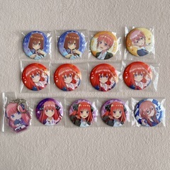 五等分の花嫁  缶バッジ アクリルキーホルダー 13点セット ま...