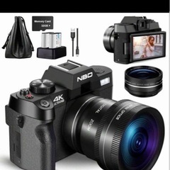 NBD ビデオカメラ4800万画素 60fps 32gbカード付属