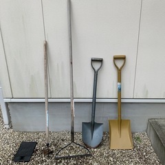 土耕し道具4個 セット　無料でお譲りします