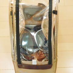 自転車  前用　チャイルドシート　子ども用　レインカバーの画像