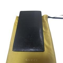GUCCIエナメル黒長財布No.17