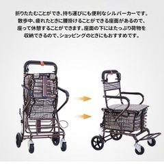 新品　シルバーカーの画像