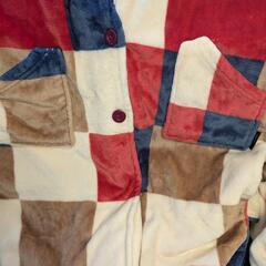 着る毛布の画像