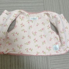 【美品】 70cm パンプルムース 上着 スリーパー 乳児 赤ちゃん ロンパース の上に♪の画像