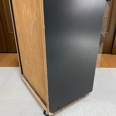 キャスター付本棚　ガラス扉の画像