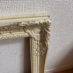 アンティーク額縁 ホワイト【39×24㎝】の画像