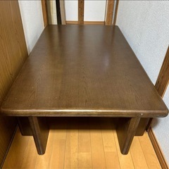 カリモク ダイニングテーブル ヴィンテージ アンティーク レトロの画像
