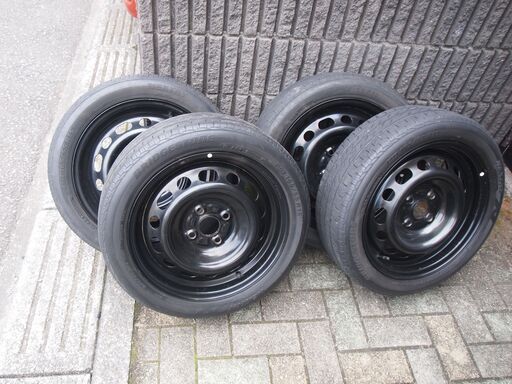 15インチ　5.5Ｊ　BSネクストリー165/55-15　鉄ホイール、