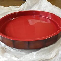 重量感のある木曽漆器のお盆？の画像