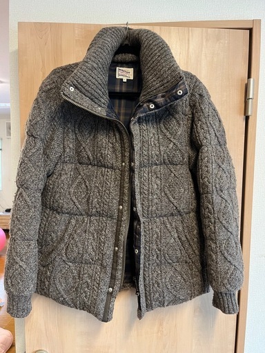 【DUFFER】ザダファー オブセントジョージ ケーブル編み ダウンジャケット　XL
