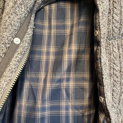 【DUFFER】ザダファー オブセントジョージ ケーブル編み ダウンジャケット　XL
の画像