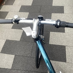 🟢新車🟢1台限定価格🟢　エントリークロスバイク　SHIMANO/7speed　軽量アルミフレーム　158㎝～　Vブレーキ　点検調整永久無料✨　西宮市の画像