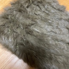 フェイクファー　帽子の画像