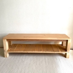 ハンドメイド　テレビ台ベンチ