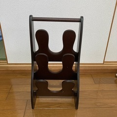 スリッパ立て　木製　3段　