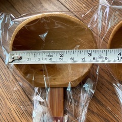鍋用　竹すくい大　新品　穴あきすくいの画像