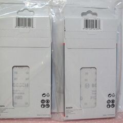 【サンディングペーパー】ＢＯＳＣＨ　＃８０・＃１２０　各１０枚入り　未使用品　２個セットの画像
