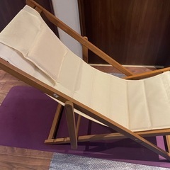 決まりました！アウトドア　チェア　木製の画像