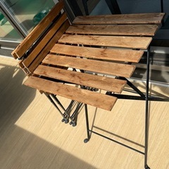 IKEA TARNO ベランダ テーブル チェア
