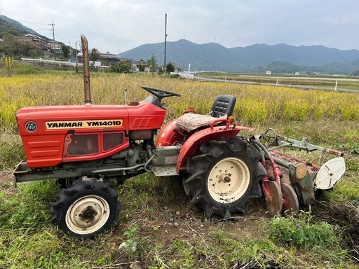 決まりました　鍵がなく不動のヤンマートラクター　耕運機　不動車
