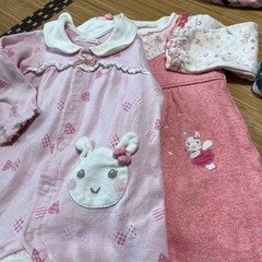 クーラクール ベビーカバーオール　2枚セット
の画像