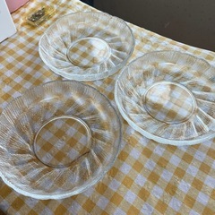 ガラス皿　3枚の画像