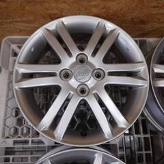 【青森発】15x4.5J +45 PCD100 4H ハブ54 SUBARU 純正 4本セット 【G0585】の画像