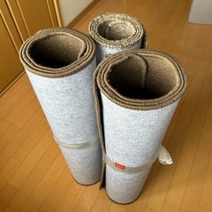 【引き取り決まりました】DCM ホームセンターアクセントカーペット3枚サイズ約80X170cmの画像