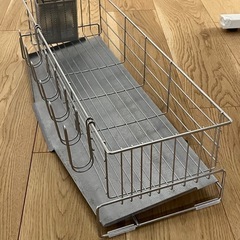 中古　水切りカゴ 省スペース 奥行き58cm