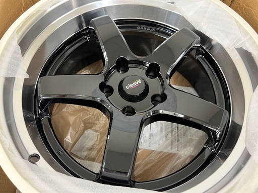 CLEAVE RACING FL53 ブラック CLEAVE RACING FL53 18x10.5J +15 5H-114.3 ブラック/マシンド 2