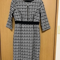 グレー柄　ワンピ
秋冬　あげます