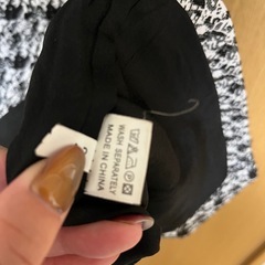 グレー柄　ワンピ
秋冬　あげますの画像