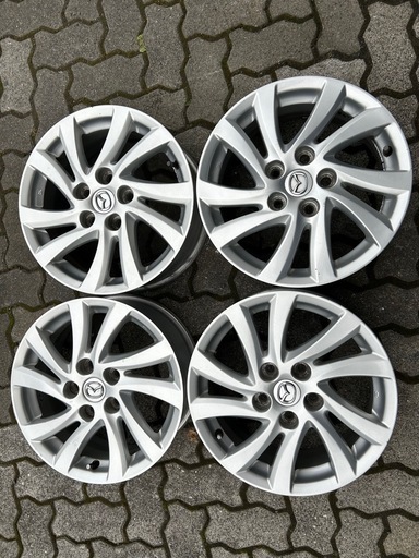 商談中　マツダ　16インチ純正アルミホイール　4枚　16×6.5J OFF52.5