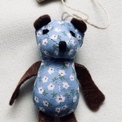 テディベアマスコット人形5個セットの画像