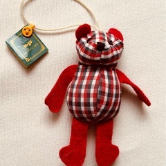 テディベアマスコット人形5個セットの画像