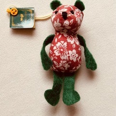 テディベアマスコット人形5個セットの画像