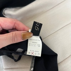 タイトスカート　黒ベージュ　秋冬 あげますの画像